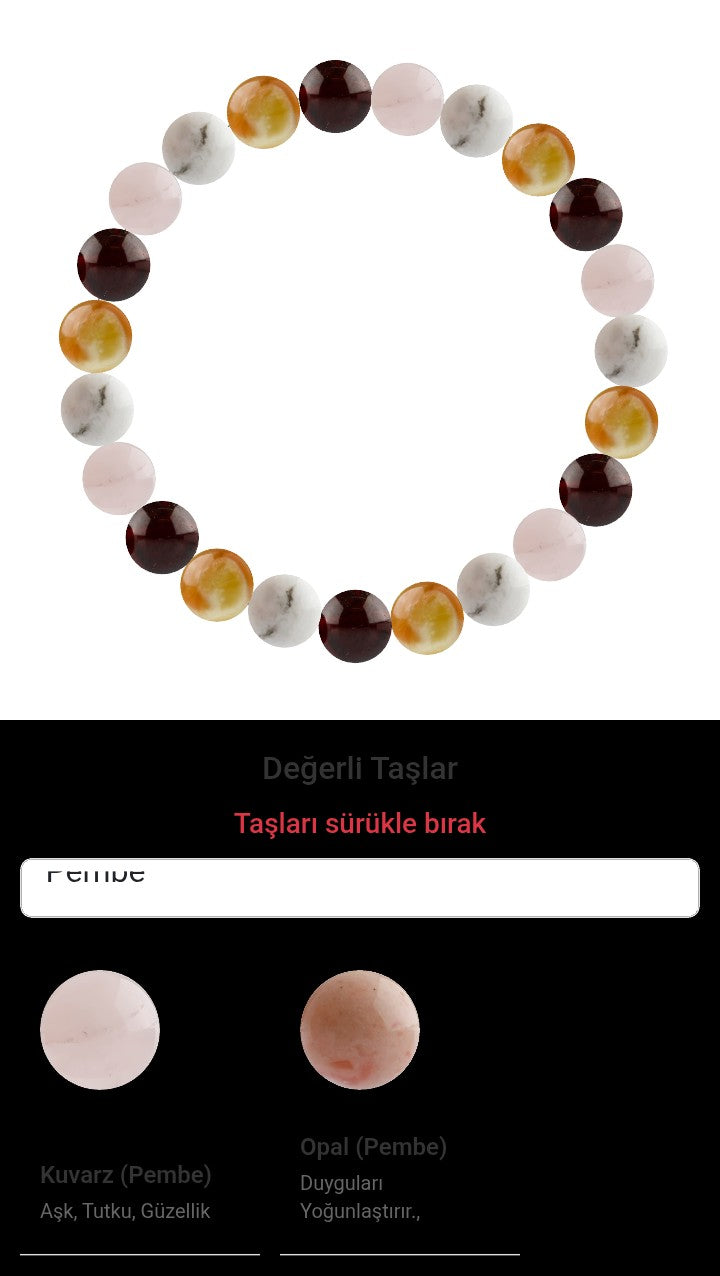 Özel Tasarım Elastik Misineli - 23 Taş - Özel Tasarım Görseli