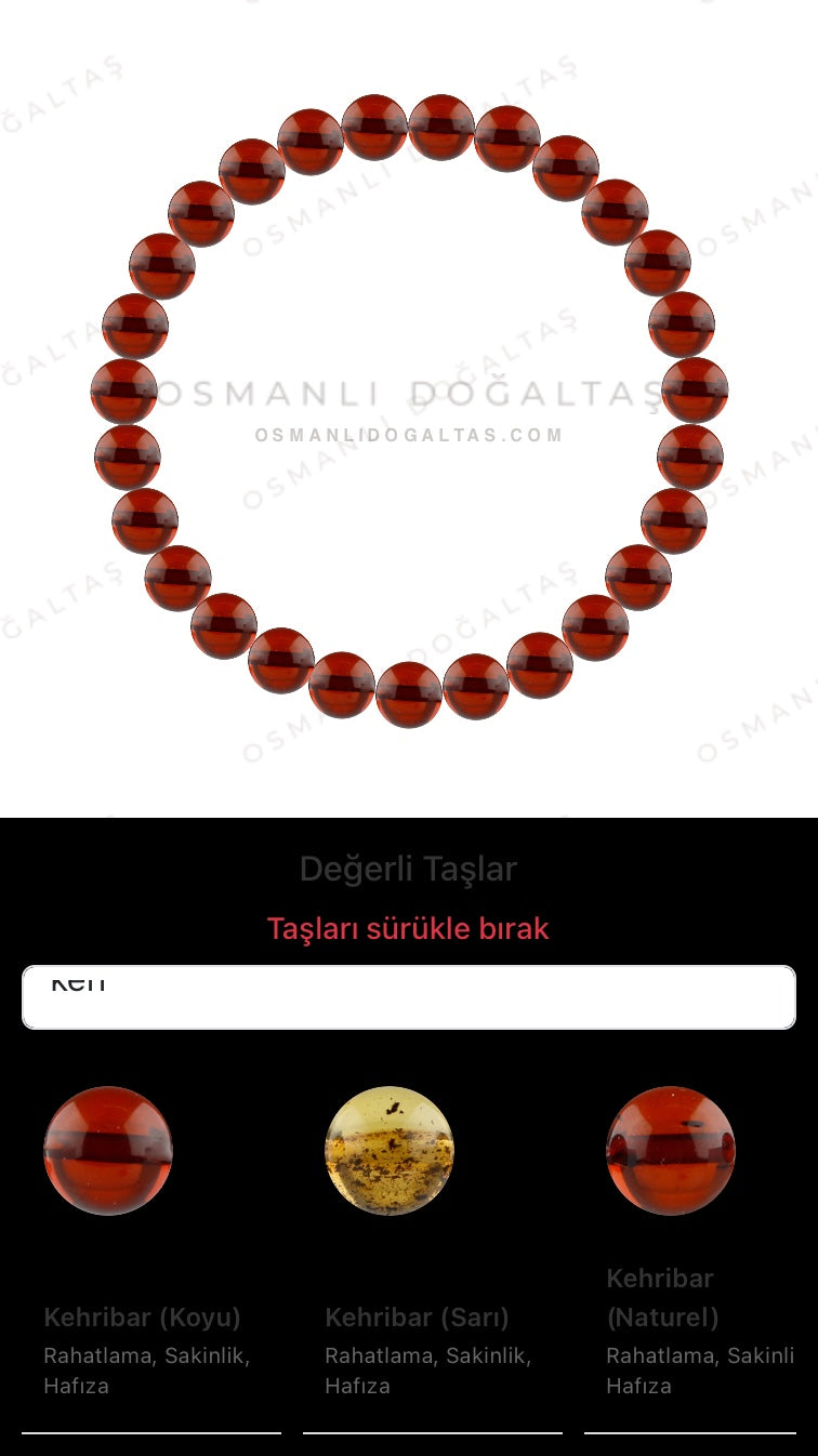 Özel Tasarım Elastik Misineli - 27 Taş - Özel Tasarım Görseli