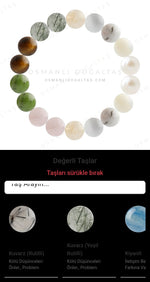 Özel Tasarım Elastik Misineli - 18 Taş - Özel Tasarım Görseli