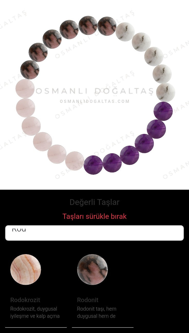 Özel Tasarım Elastik Misineli - 23 Taş - Özel Tasarım Görseli