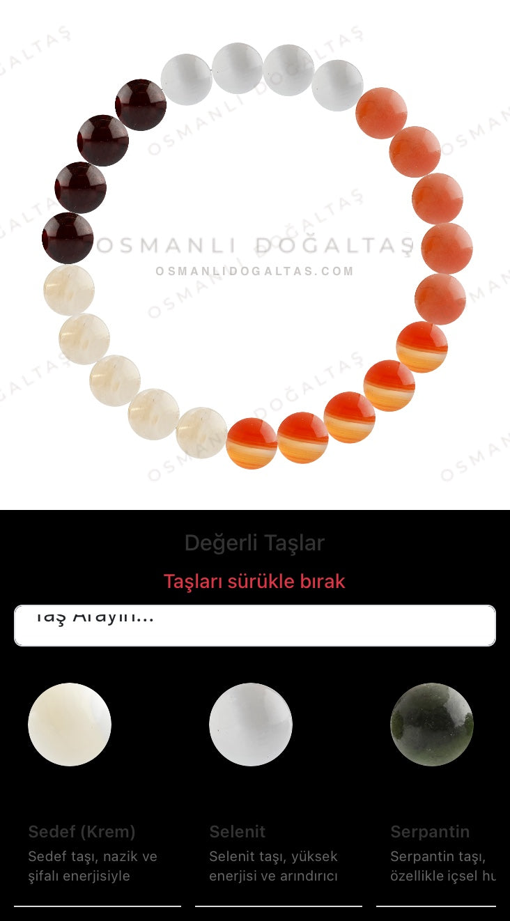 Özel Tasarım Elastik Misineli - 23 Taş - Özel Tasarım Görseli