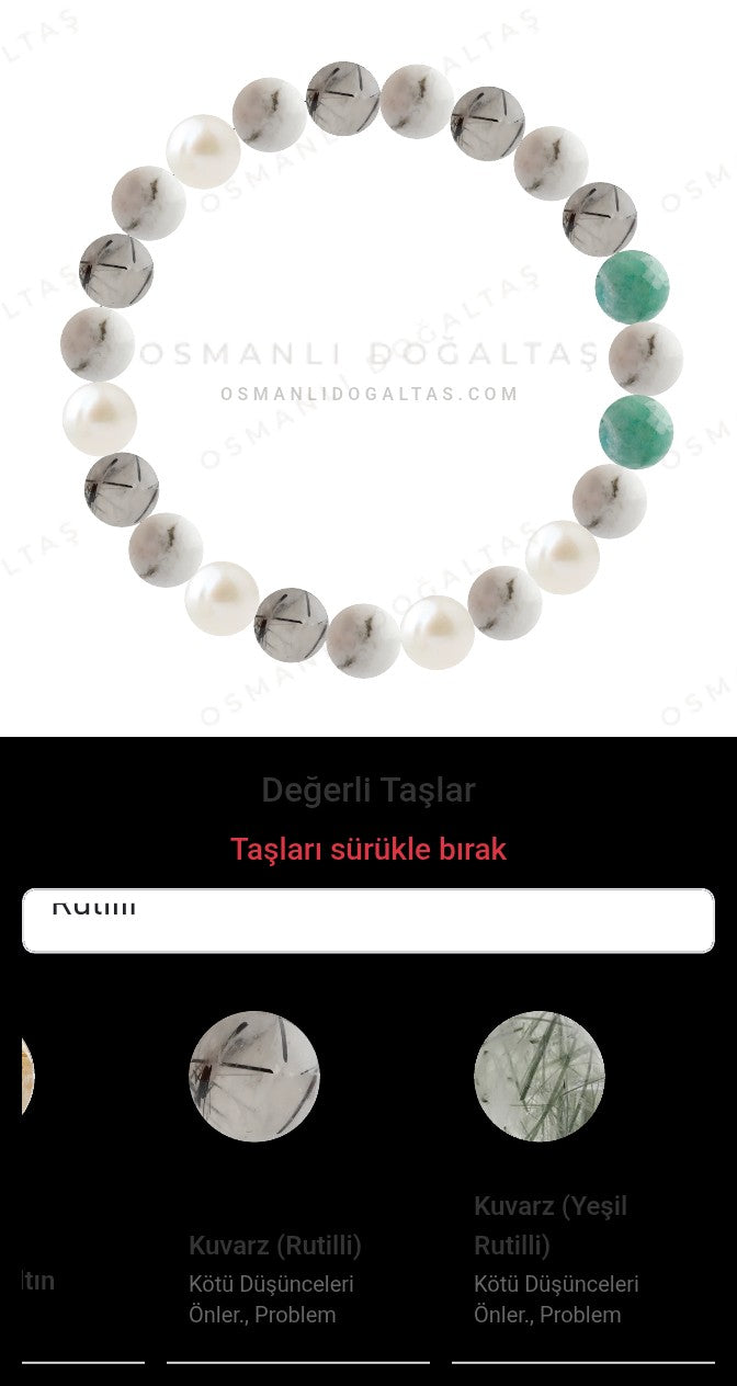 Özel Tasarım Elastik Misineli - 23 Taş - Özel Tasarım Görseli