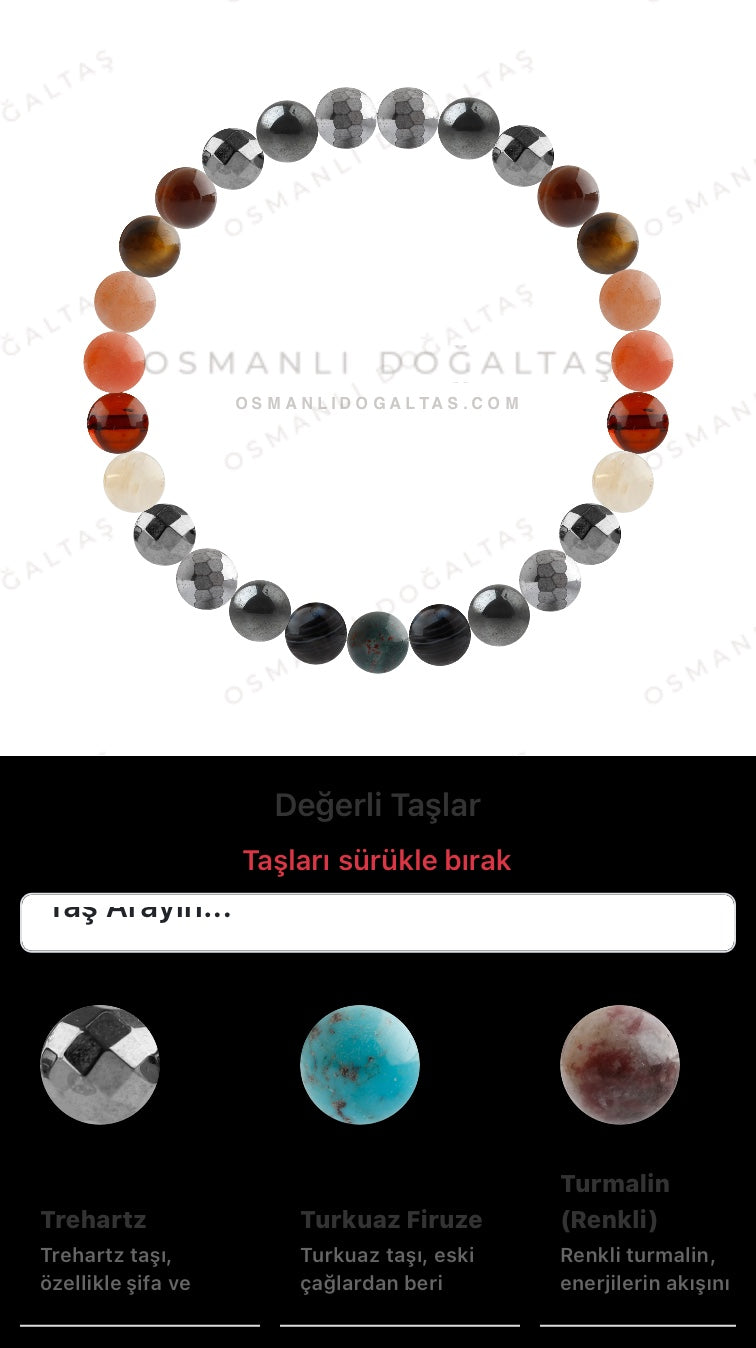 Özel Tasarım Elastik Misineli - 27 Taş - Özel Tasarım Görseli