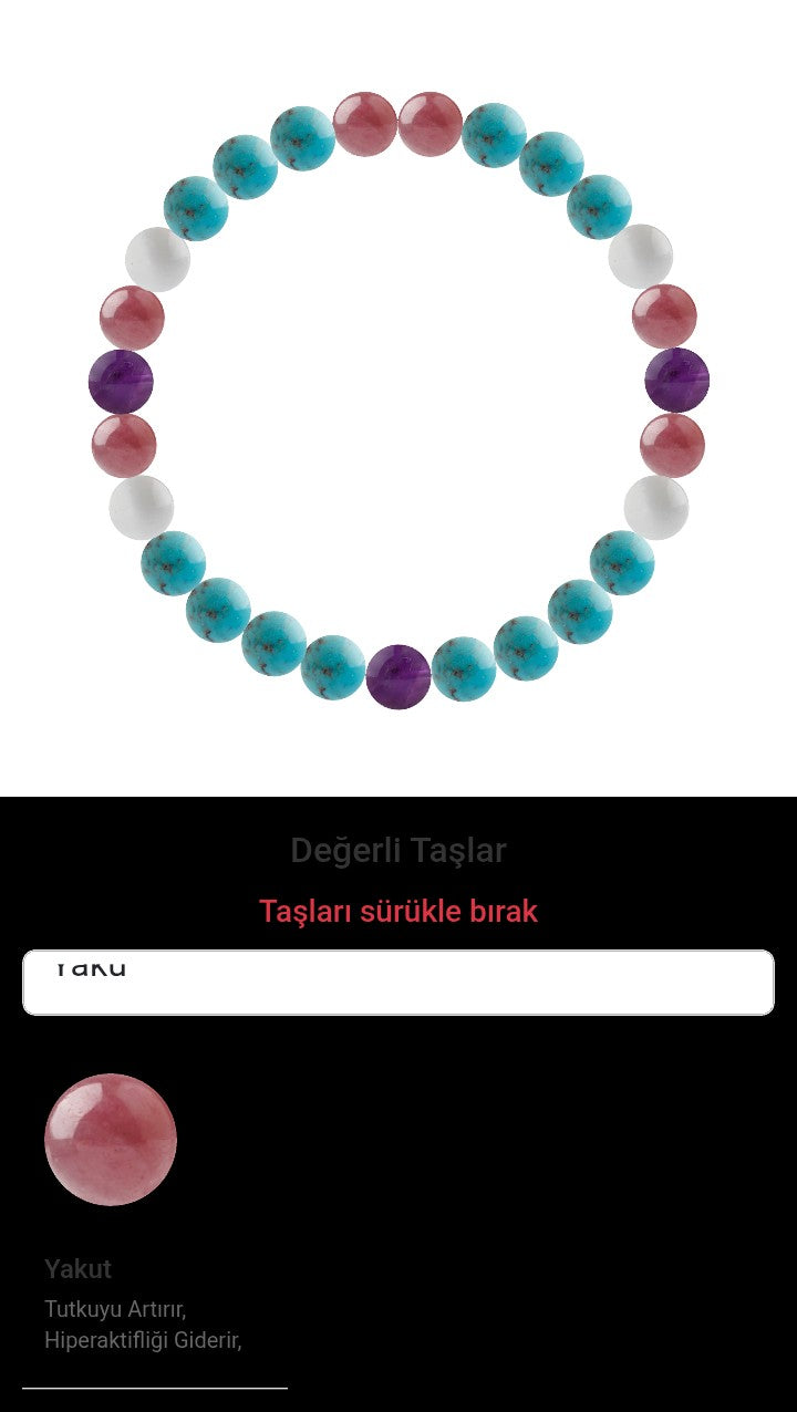 Özel Tasarım Elastik Misineli - 27 Taş - Özel Tasarım Görseli