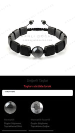 Özel Tasarım Kare Kesim Obsidyen - 1 Taş - Özel Tasarım Görseli