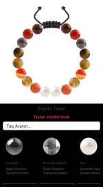Özel Tasarım Merdiven Kapama Bileklik - 18 Taş - Özel Tasarım Görseli