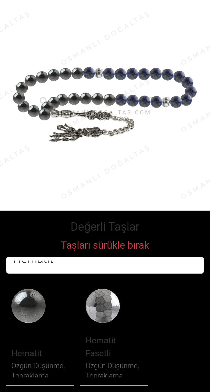 Özel Tasarım Tesbih - 33 Taş - Özel Tasarım Görseli