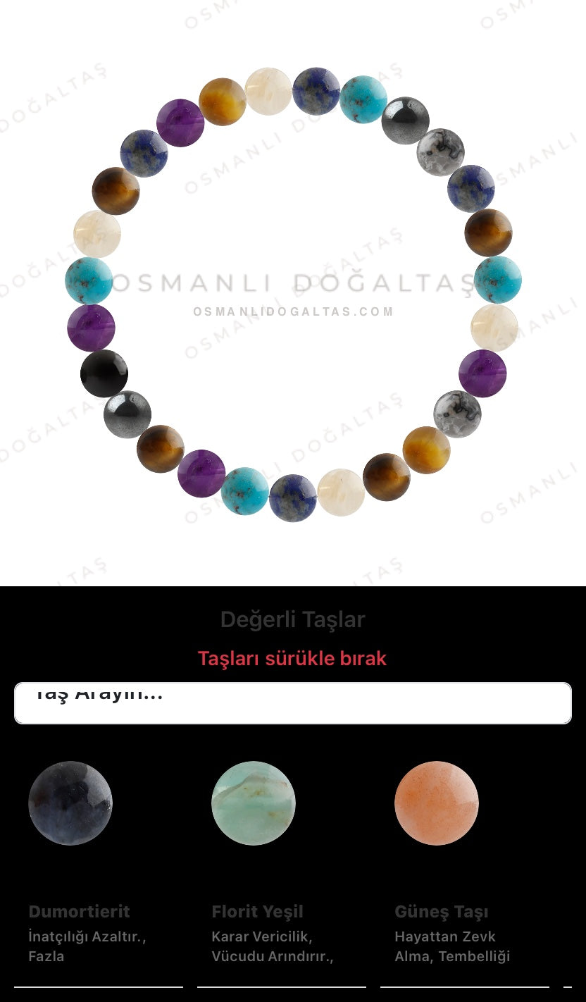 Özel Tasarım Elastik Misineli - 27 Taş - Özel Tasarım Görseli