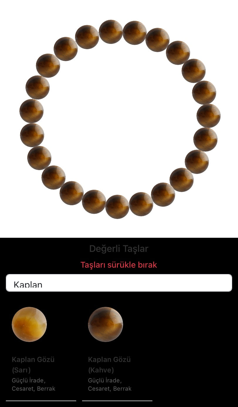 Özel Tasarım Elastik Misineli - 23 Taş - Özel Tasarım Görseli