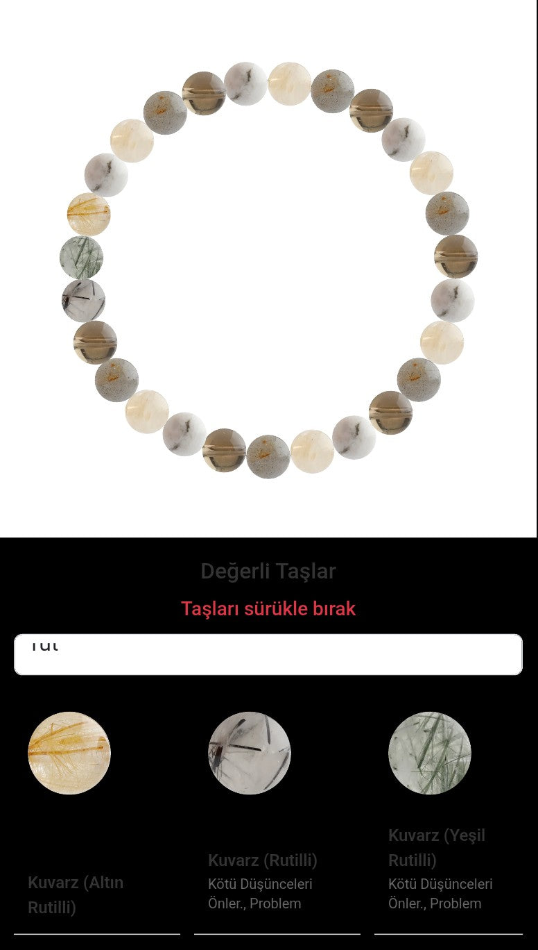 Özel Tasarım Elastik Misineli - 27 Taş - Özel Tasarım Görseli