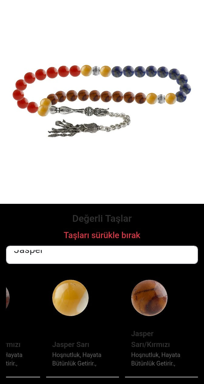 Özel Tasarım Tesbih - 33 Taş - Özel Tasarım Görseli