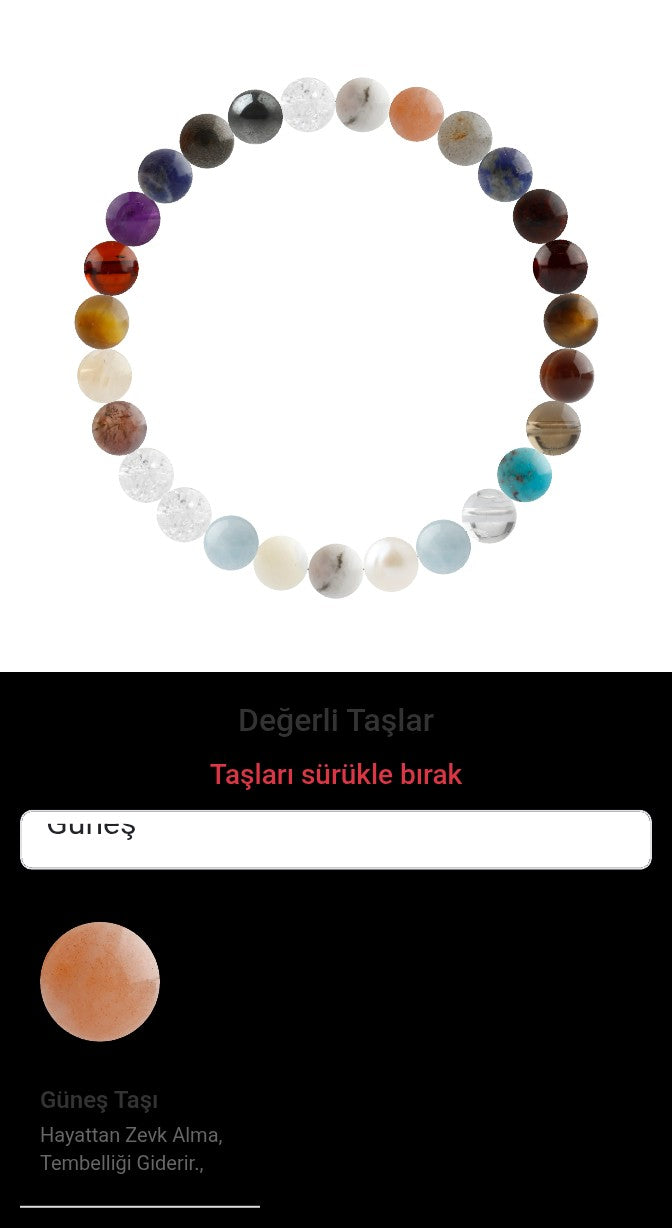 Özel Tasarım Elastik Misineli - 27 Taş - Özel Tasarım Görseli