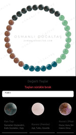 Özel Tasarım Elastik Misineli - 33 Taş - Özel Tasarım Görseli
