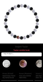 Özel Tasarım Elastik Misineli - 30 Taş - Özel Tasarım Görseli