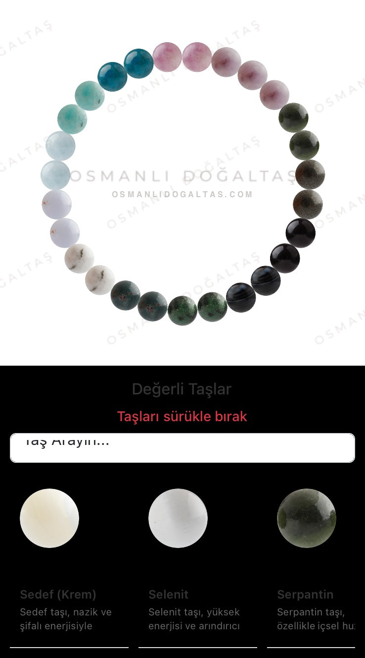 Özel Tasarım Elastik Misineli - 27 Taş - Özel Tasarım Görseli