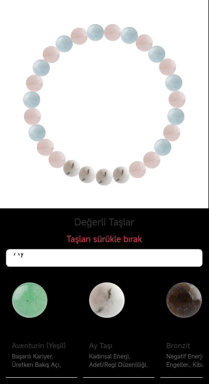 Özel Tasarım Elastik Misineli - 27 Taş - Özel Tasarım Görseli