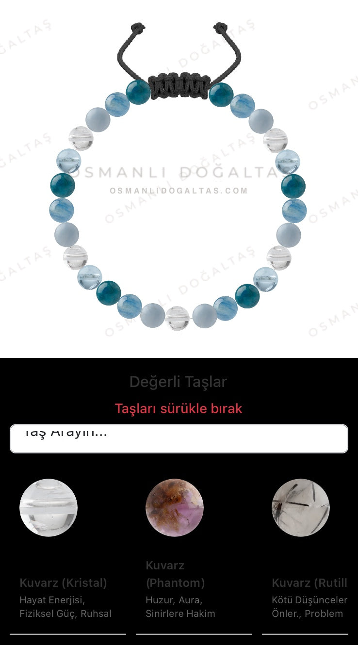 Özel Tasarım Merdiven Kapama Bileklik - 27 Taş - Özel Tasarım Görseli