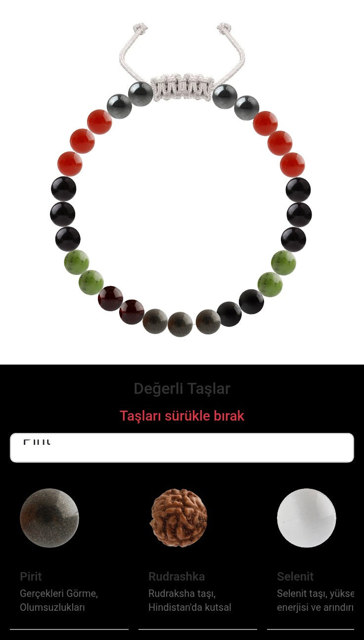 Özel Tasarım Merdiven Kapama Bileklik - 27 Taş - Özel Tasarım Görseli