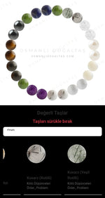 Özel Tasarım Elastik Misineli - 25 Taş - Özel Tasarım Görseli