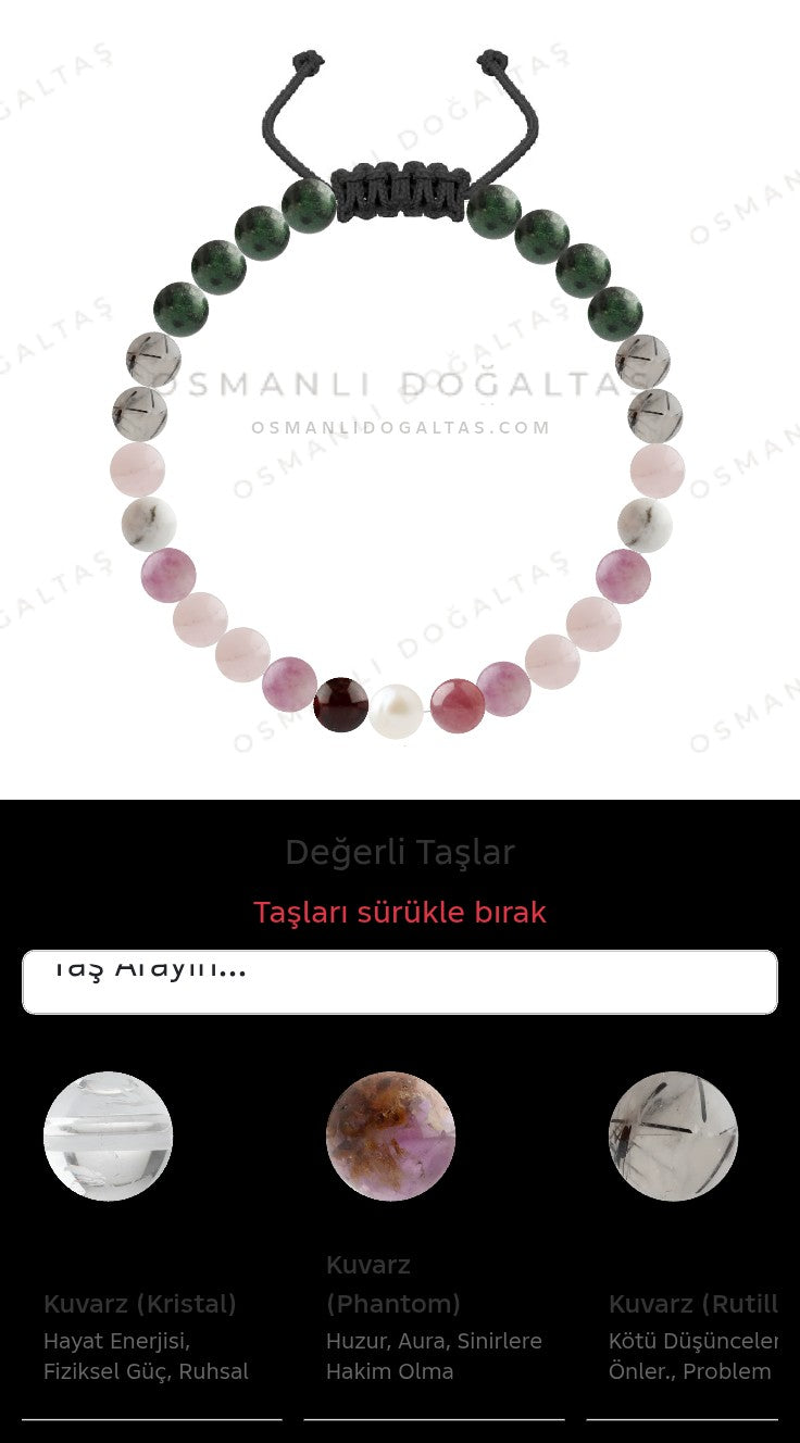Özel Tasarım Merdiven Kapama Bileklik - 27 Taş - Özel Tasarım Görseli