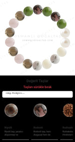 Özel Tasarım Elastik Misineli - 18 Taş - Özel Tasarım Görseli