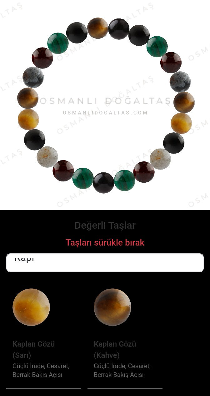 Özel Tasarım Elastik Misineli - 23 Taş - Özel Tasarım Görseli