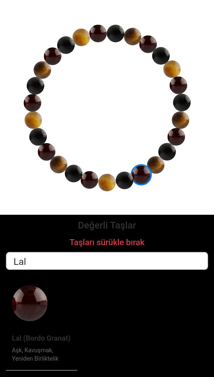 Özel Tasarım Elastik Misineli - 27 Taş - Özel Tasarım Görseli