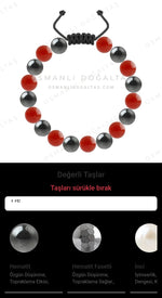 Özel Tasarım Merdiven Kapama Bileklik - 18 Taş - Özel Tasarım Görseli