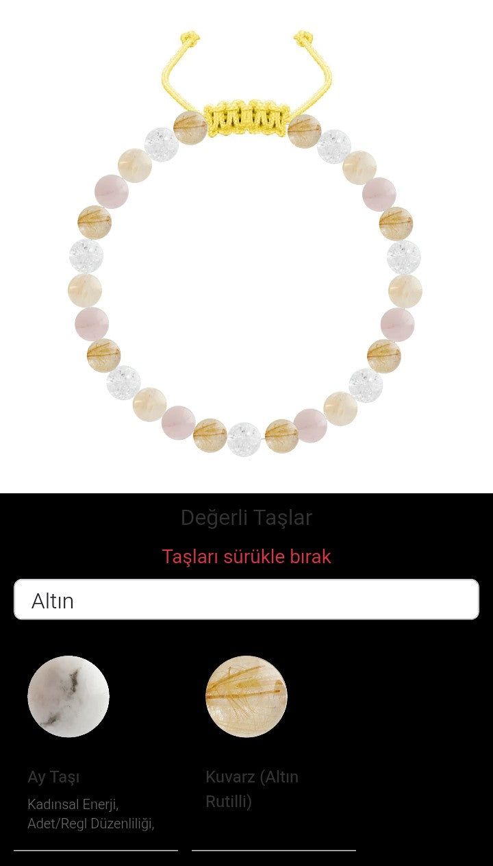 Özel Tasarım Merdiven Kapama Bileklik - 27 Taş - Özel Tasarım Görseli