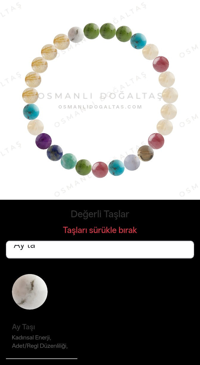 Özel Tasarım Elastik Misineli - 27 Taş - Özel Tasarım Görseli