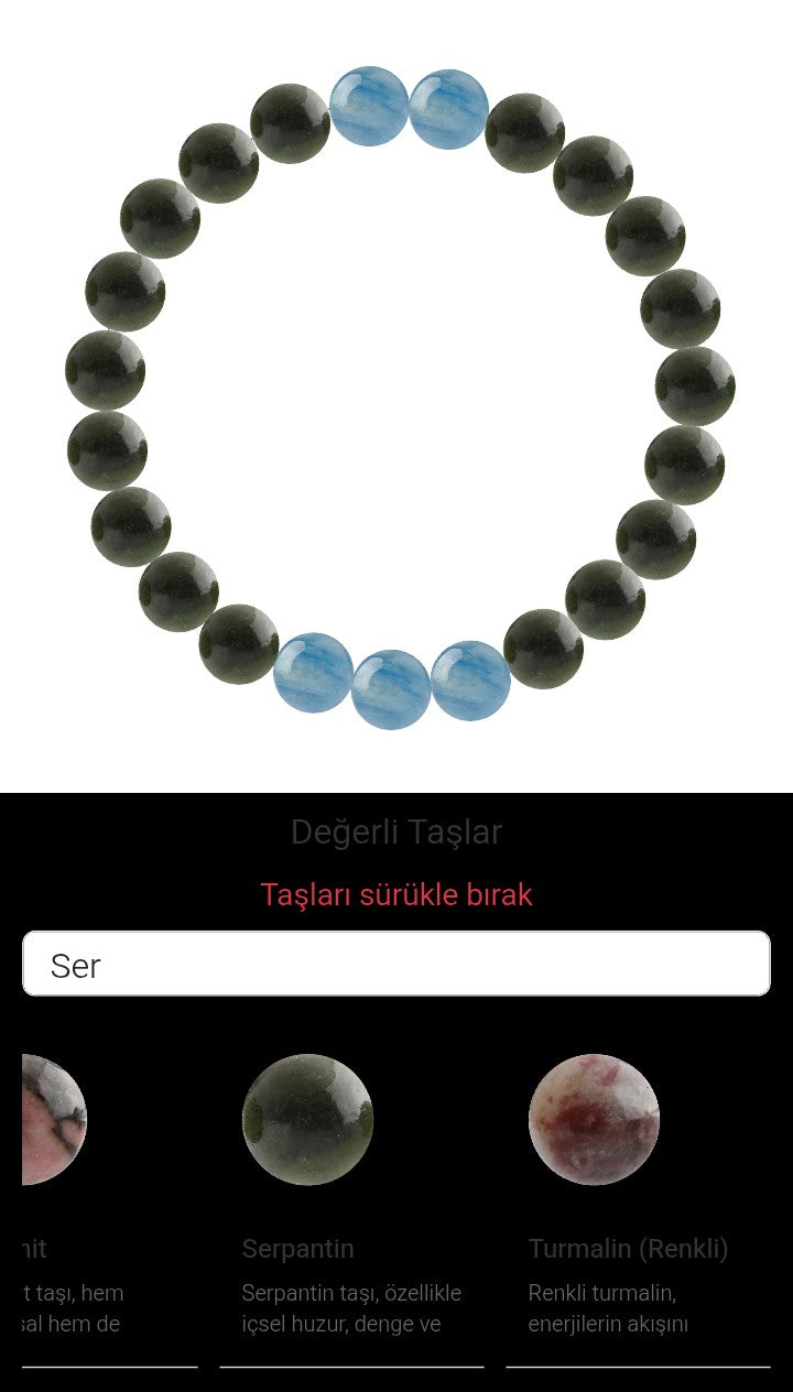 Özel Tasarım Elastik Misineli - 23 Taş - Özel Tasarım Görseli