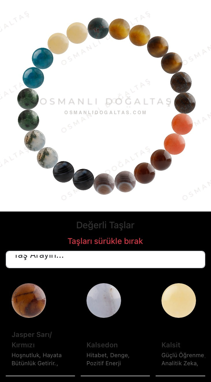 Özel Tasarım Elastik Misineli - 23 Taş - Özel Tasarım Görseli