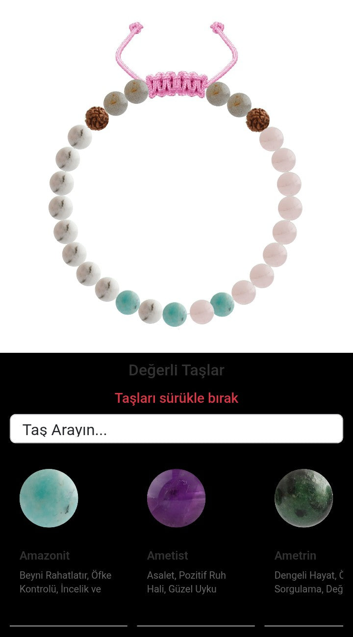 Özel Tasarım Merdiven Kapama Bileklik - 27 Taş - Özel Tasarım Görseli