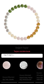 Özel Tasarım Elastik Misineli - 30 Taş - Özel Tasarım Görseli
