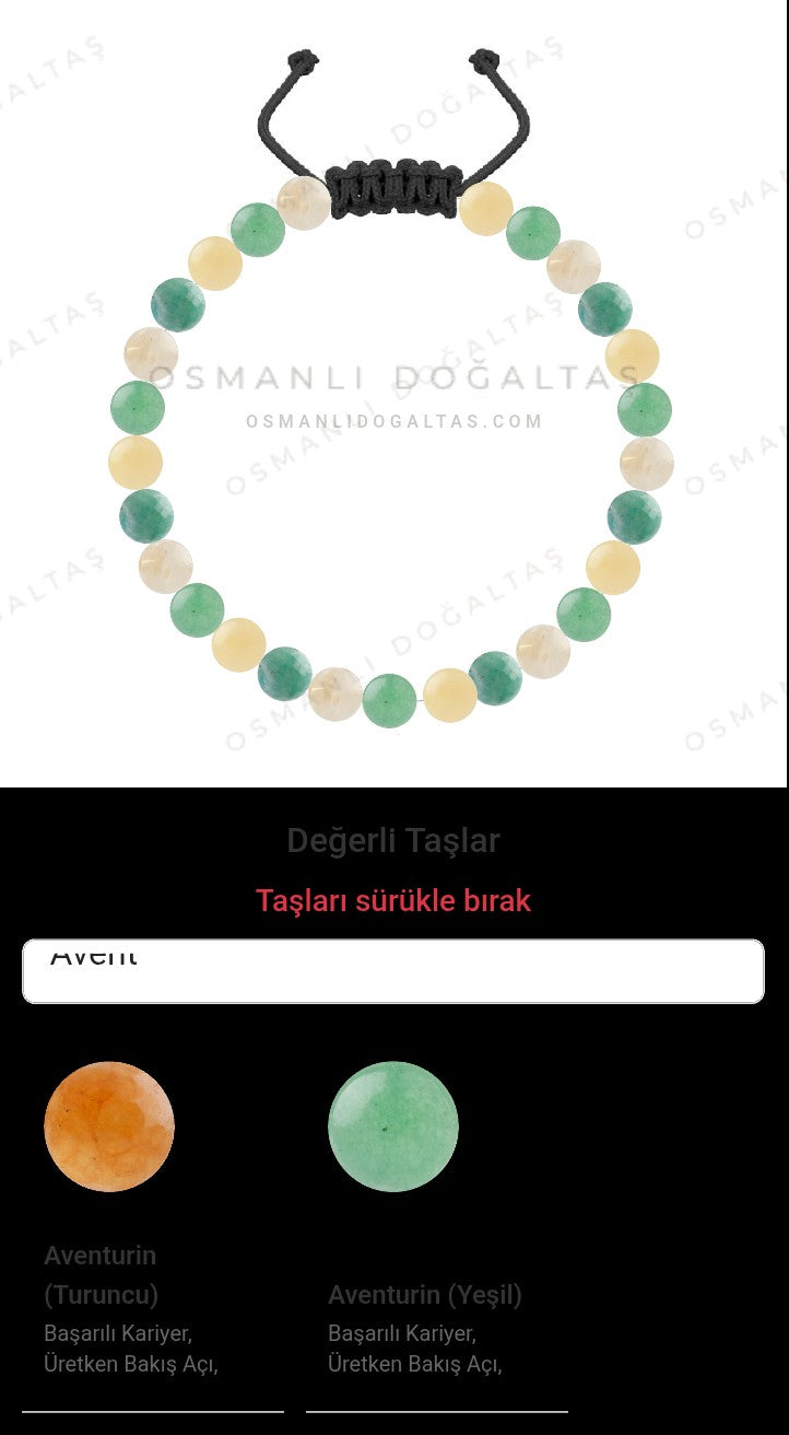 Özel Tasarım Merdiven Kapama Bileklik - 27 Taş - Özel Tasarım Görseli