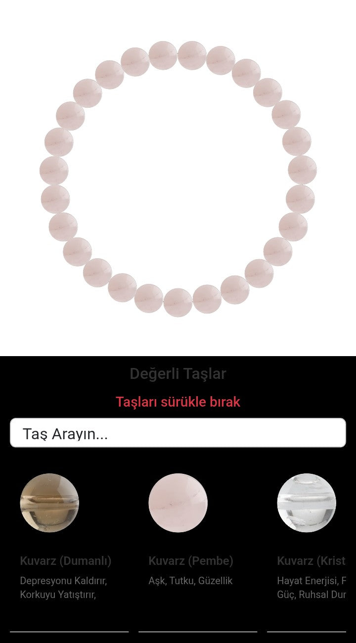 Özel Tasarım Elastik Misineli - 27 Taş - Özel Tasarım Görseli