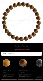 Özel Tasarım Elastik Misineli - 25 Taş - Özel Tasarım Görseli