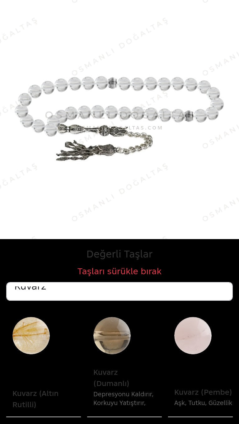 Özel Tasarım Tesbih - 33 Taş - Özel Tasarım Görseli