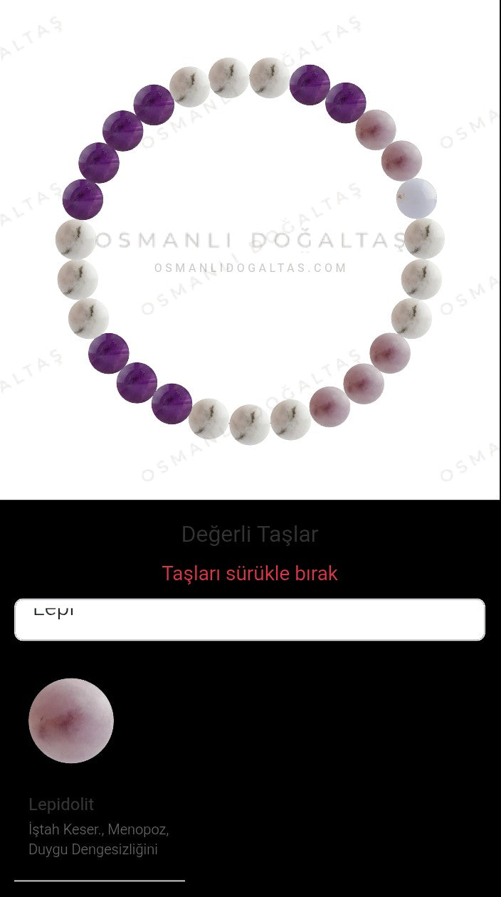 Özel Tasarım Elastik Misineli - 27 Taş - Özel Tasarım Görseli