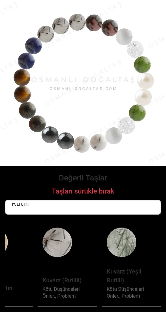 Özel Tasarım Elastik Misineli - 23 Taş - Özel Tasarım Görseli