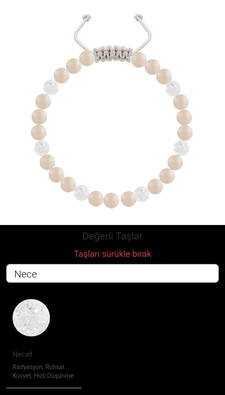 Özel Tasarım Merdiven Kapama Bileklik - 27 Taş - Özel Tasarım Görseli