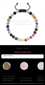Özel Tasarım Merdiven Kapama Bileklik - 27 Taş - Özel Tasarım Görseli