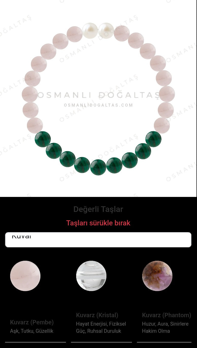 Özel Tasarım Elastik Misineli - 27 Taş - Özel Tasarım Görseli