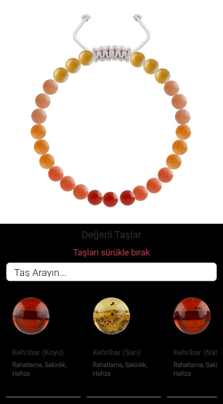 Özel Tasarım Merdiven Kapama Bileklik - 27 Taş - Özel Tasarım Görseli