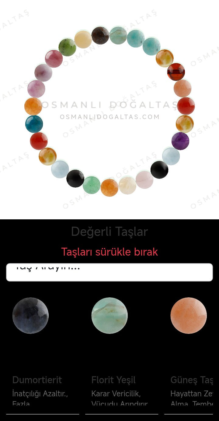 Özel Tasarım Elastik Misineli - 27 Taş - Özel Tasarım Görseli