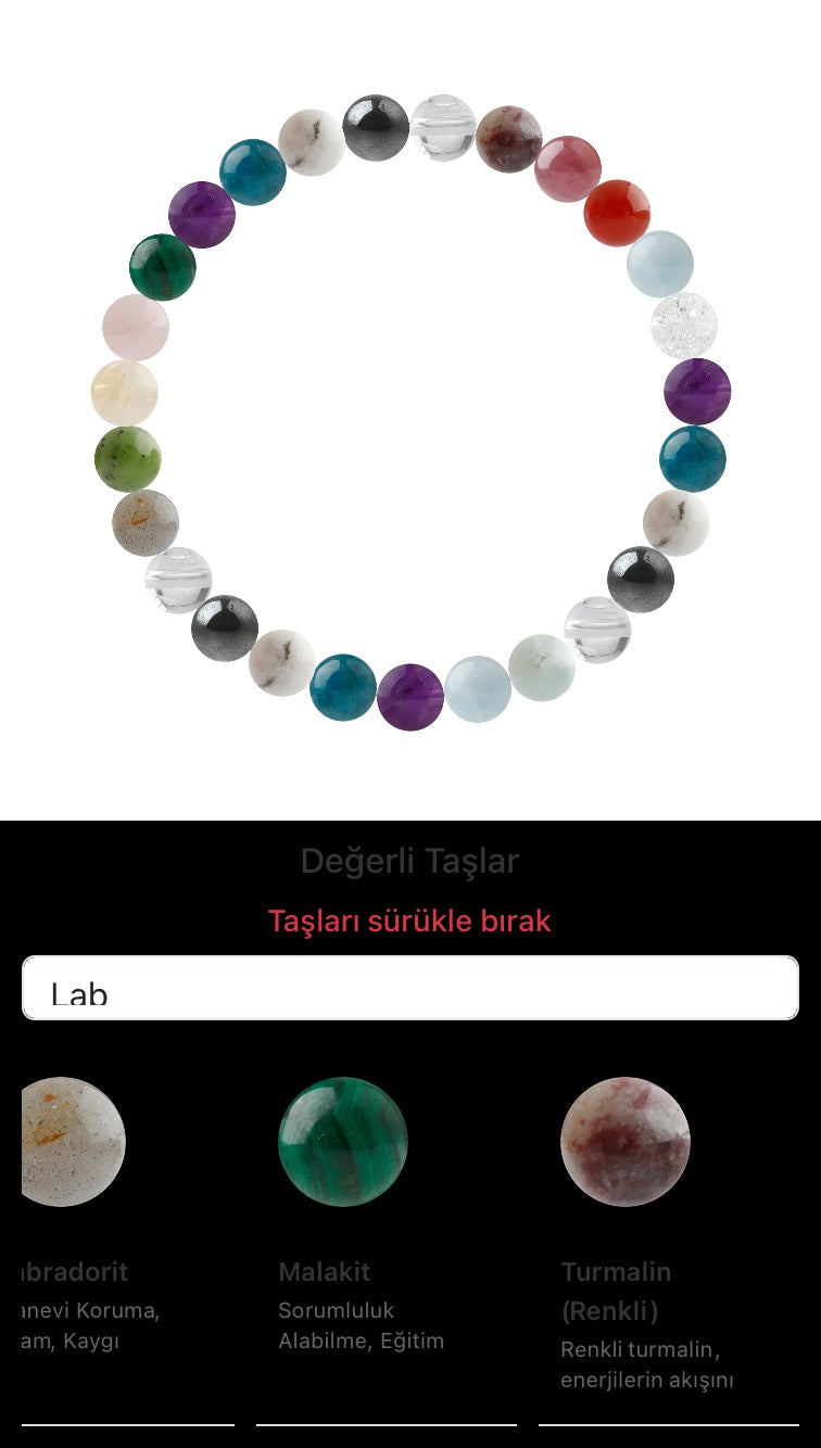Özel Tasarım Elastik Misineli - 27 Taş - Özel Tasarım Görseli