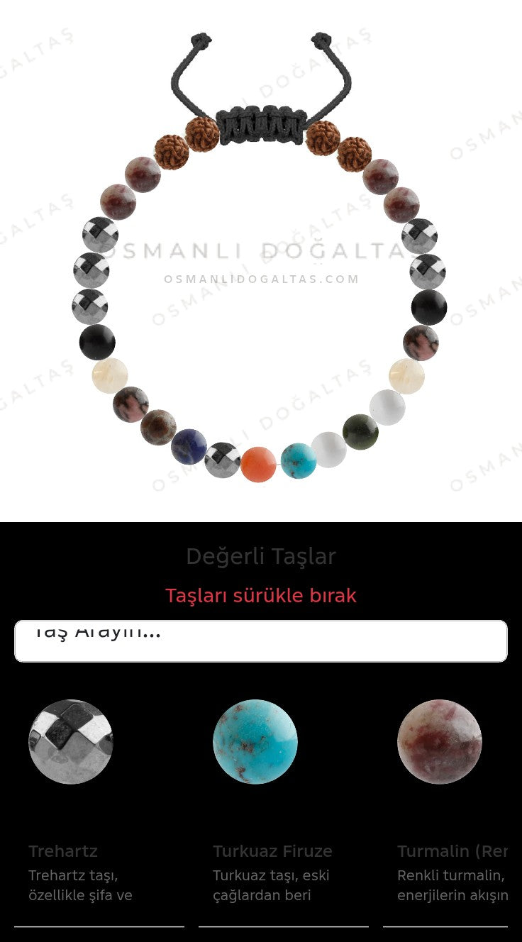 Özel Tasarım Merdiven Kapama Bileklik - 27 Taş - Özel Tasarım Görseli