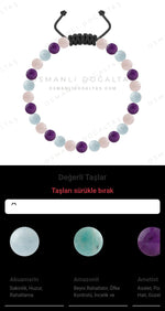 Özel Tasarım Merdiven Kapama Bileklik - 27 Taş - Özel Tasarım Görseli