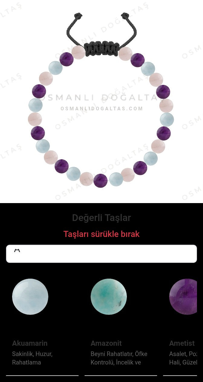Özel Tasarım Merdiven Kapama Bileklik - 27 Taş - Özel Tasarım Görseli