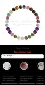 Özel Tasarım Elastik Misineli - 27 Taş - Özel Tasarım Görseli